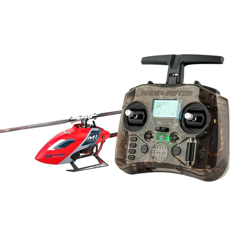 OMP M1 EVO RC 3D vrtulník RTF-Červená