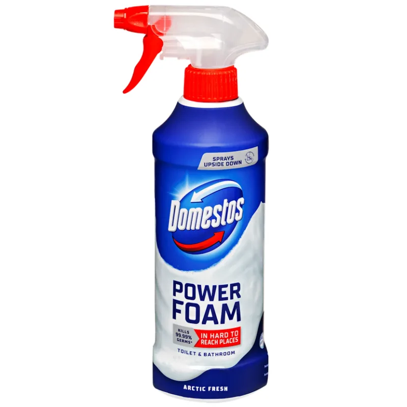 Domestos čistiaca pena na WC a kúpeľne Power Foam Arctic Fresh, 435 ml