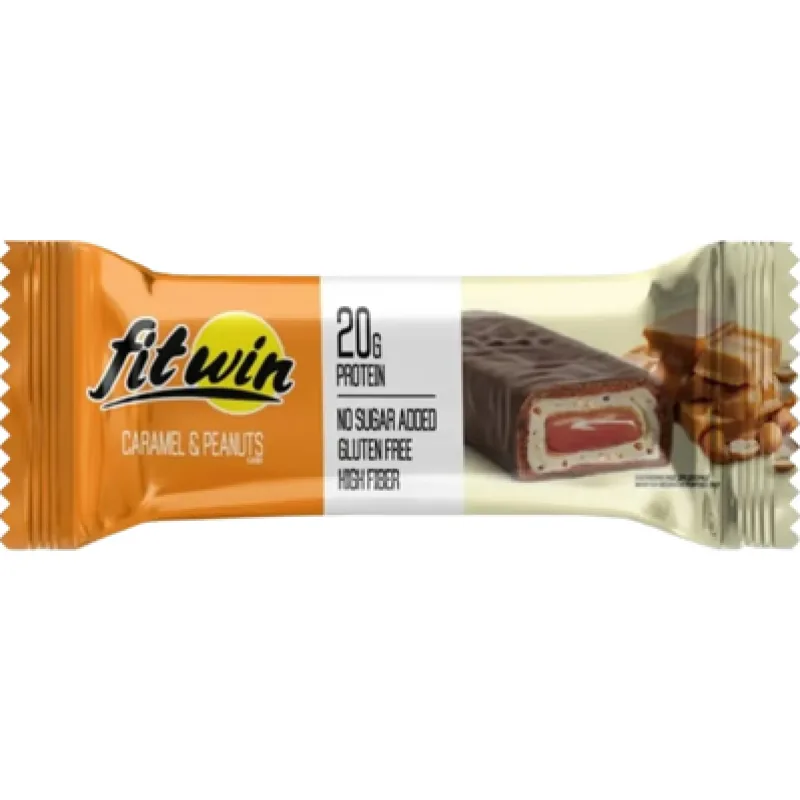 FitWin bar 60 g Príchuť: Karamel - Arašidy