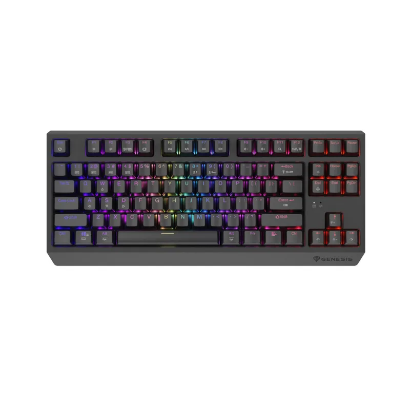 GENESIS herná klávesnica THOR 230/ TKL/ RGB/ Outemu Red/ Bezdrôtová USB +…