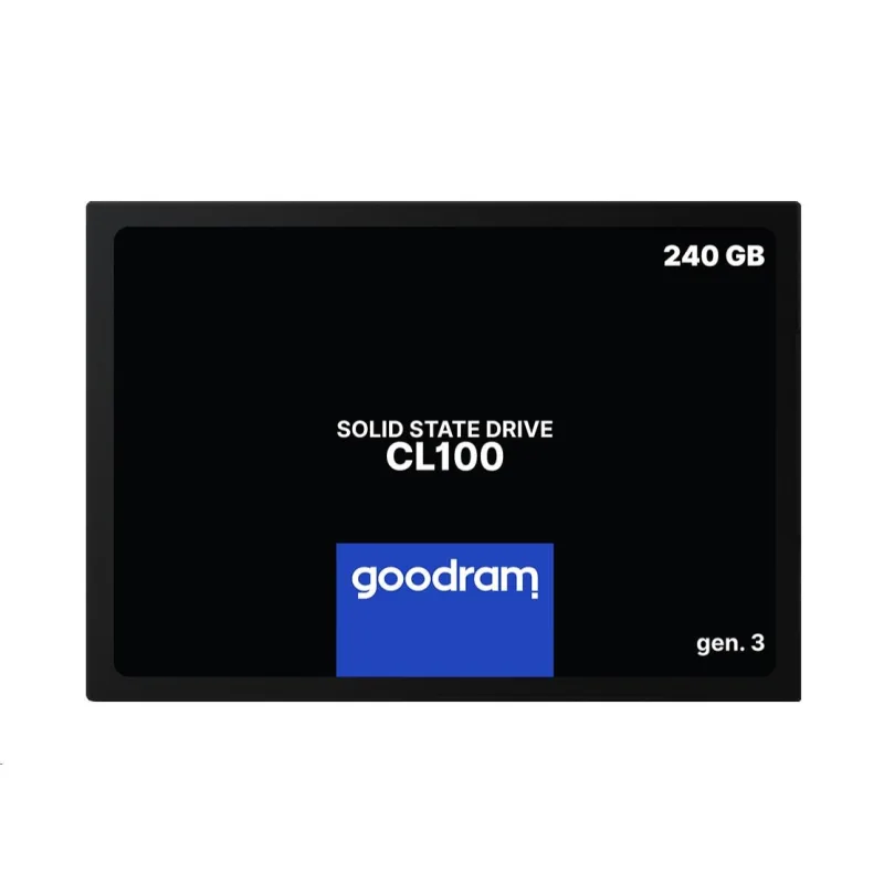 GOODRAM SSD CL100 Gen.3 240 GB SATA III 7 mm, 2, 5"…