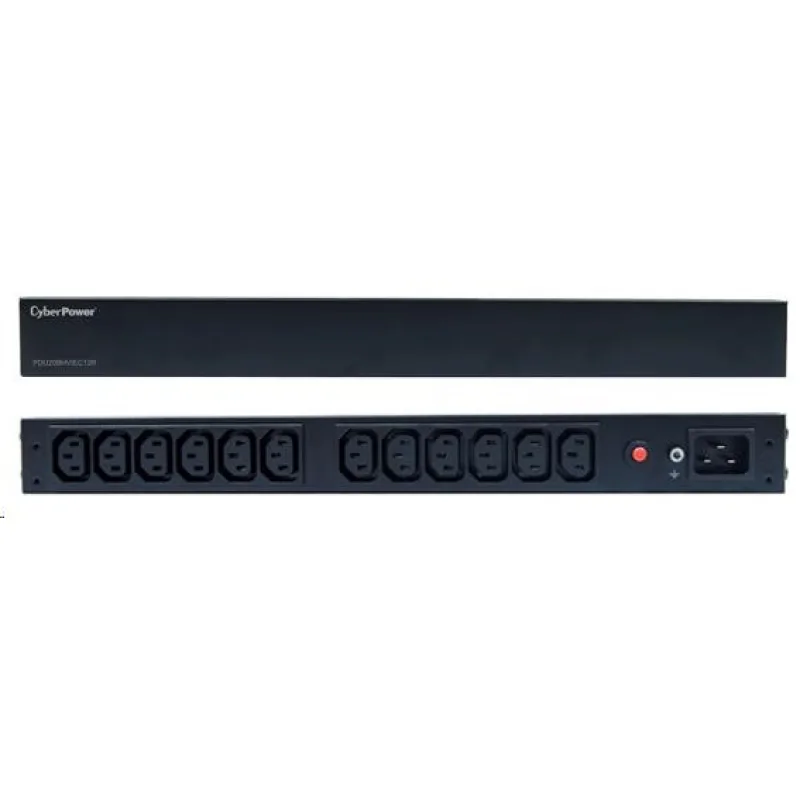 CyberPower Rack PDU, Basic, 1U, 16A, (12)C13, IEC-320 C20 PDU20BHVIEC12R