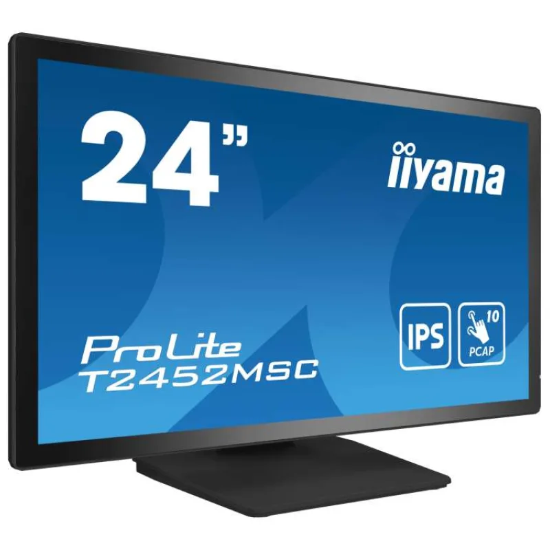 24" LCD iiyama T2452MSC-B1: PCAP, IPS, FHD, HDMI (T2452MSC-B1)
