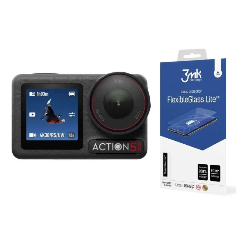 3mk Cam Protection pro DJI Osmo Action 5 Pro (2x displej + 1x objektiv) (5903108613255)