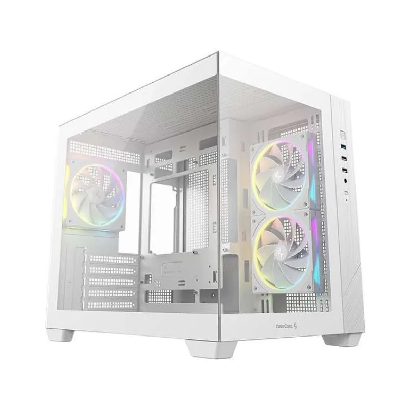 DEEPCOOL skříň CG330 3F bílá (R-CG330-WHNGM3-G)