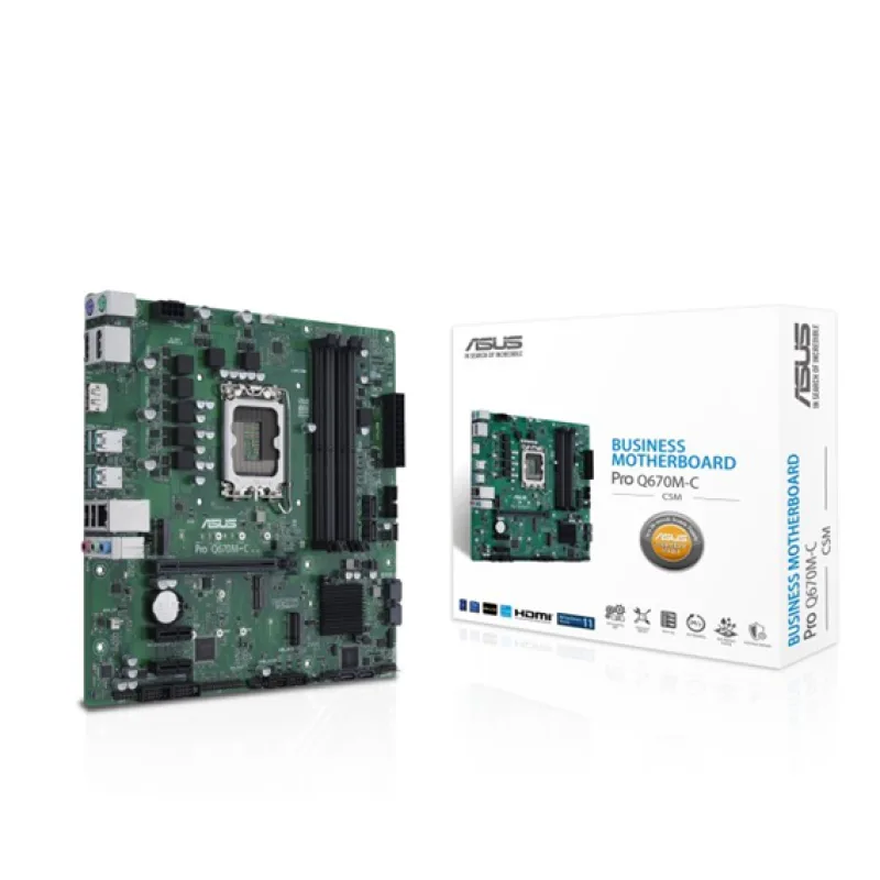 ASUS Pro Q670M-C-CSM, Intel Q670, LGA1700, 4xDDR5, mATX