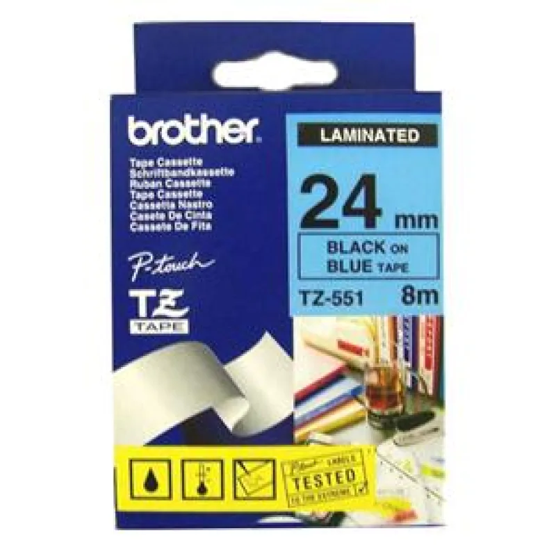 TZE-551, modrá / čierna, 24mm TZE551