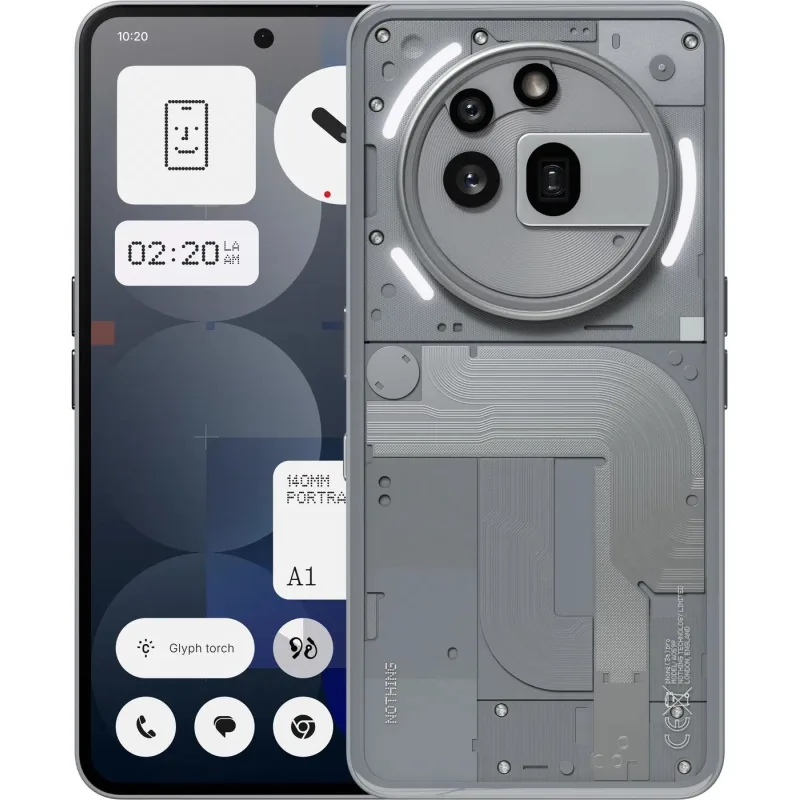 Nothing phone 3a Pro 12/ 256 grey, EU A10400167/EU