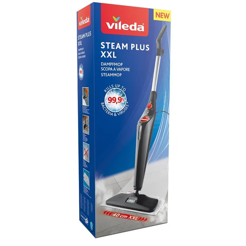 Parný mop Vileda Steam Plus XXL, plochý, na podlahy