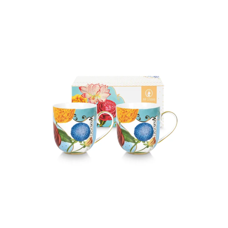 Pip Studio Royal Multi sada 2 ks hrnků 230ml, barevná