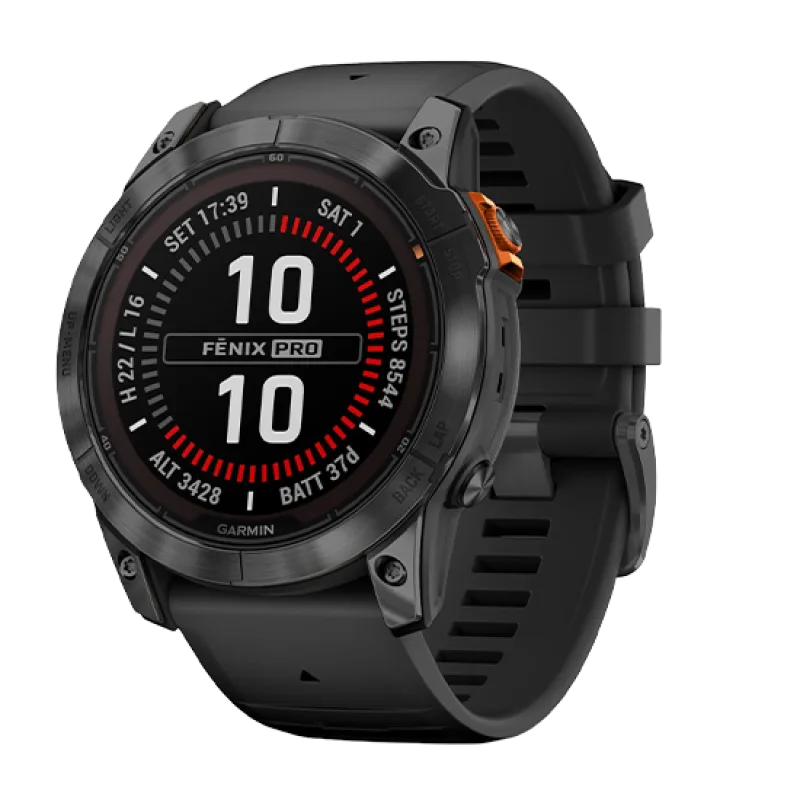 Watch Garmin Fenix 7X Pro Solar GPS 51mm Graphite Band - Slate Grey