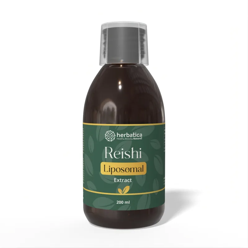 Herbatica Lipozomálny extrakt Reishi (30% Polysacharidy) - 200 ml -