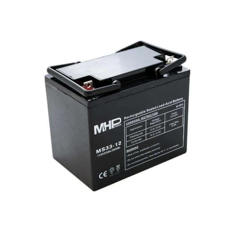 Pb akumulátor MHPower VRLA AGM 12V/33Ah (MS33-12) (MS33-12)