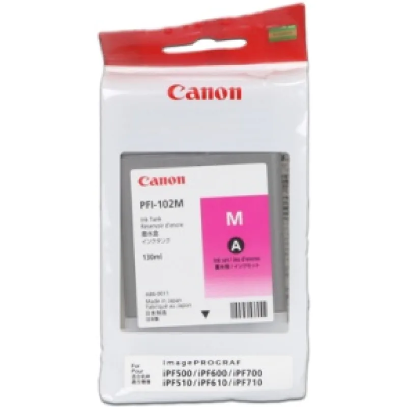 CANON INK PFI-102 MAGENTA iPF-500, 600, 700 CF0897B001