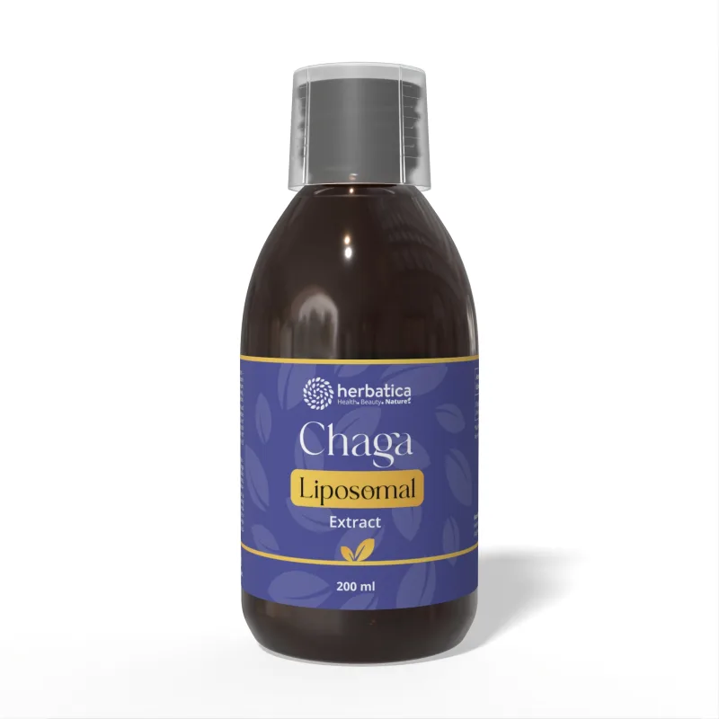 Herbatica Lipozomálny extrakt Chaga (40% polysacharidy) - 200 ml -