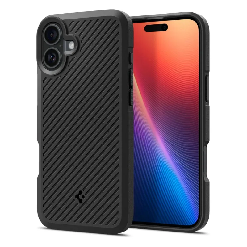 Puzdro Spigen Core Armor na iPhone 16 – matné čierne