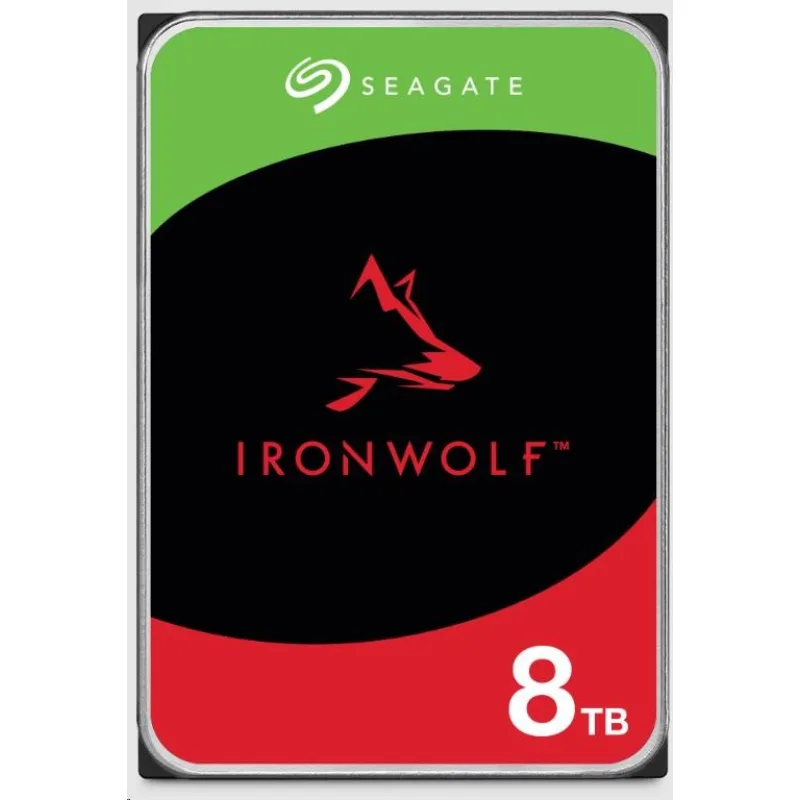 SEAGATE HDD 8TB IRONWOLF (NAS), 3.5", SATAIII, 5400 RPM, Cache 256MB,…