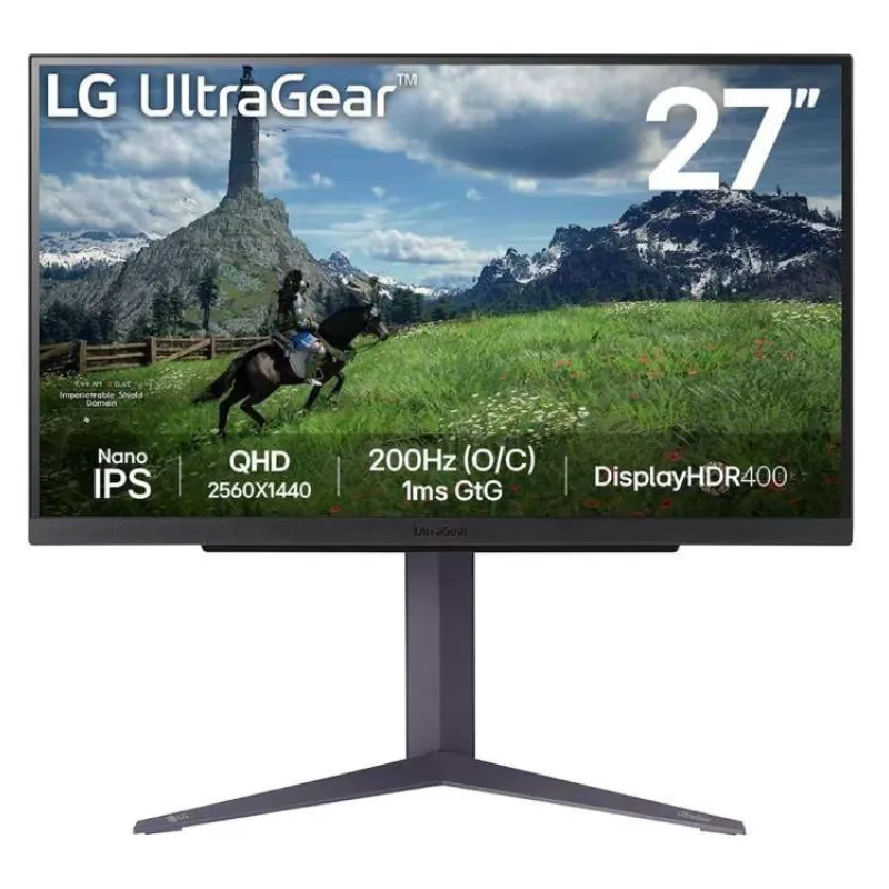 LG UltraGear/27GS85Q-B/27"/IPS/QHD/180Hz/1ms/Black/2R (27GS85Q-B.AEU)