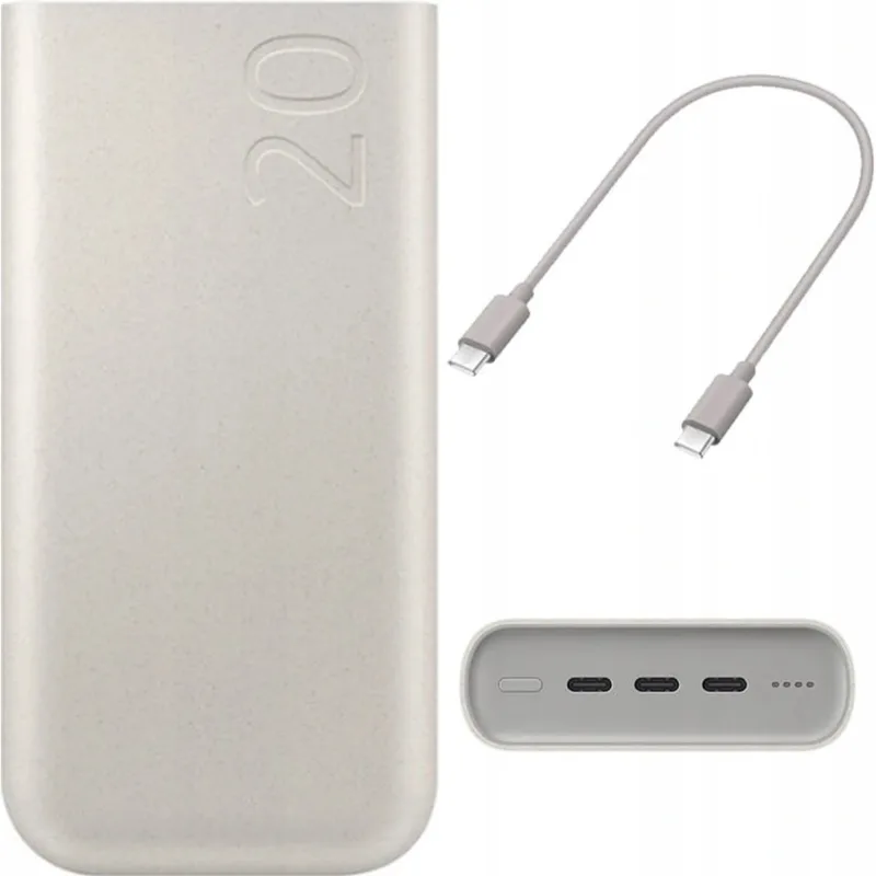 Samsung Powerbanka 20 000mAh 45W Beige EB-P4520XUEGEU