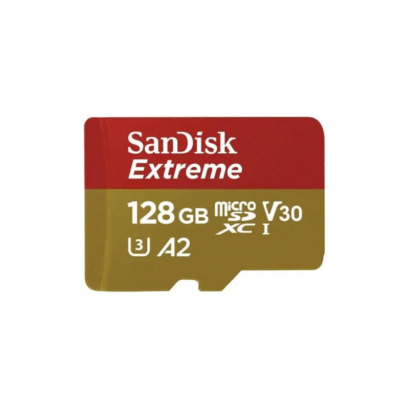 SanDisk Extreme/ micro SDXC/ 128GB/ UHS-I U3 / Class 10/ + Adaptér…