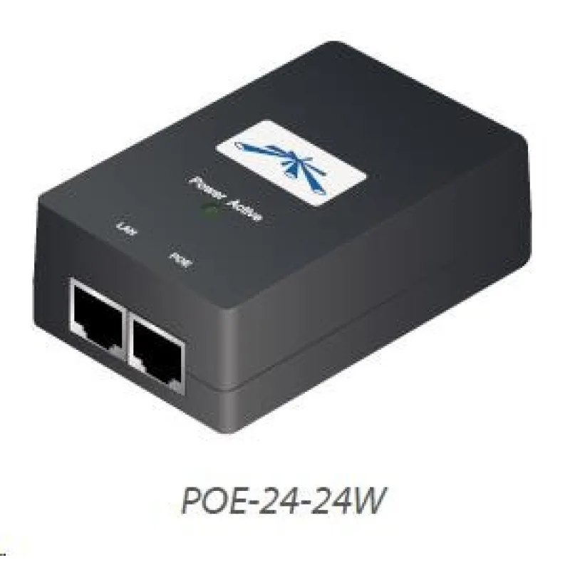 UBNT POE-24-24W [PoE adaptér 24V/ 1A (24W), vrátane. napájací kábel] POE…