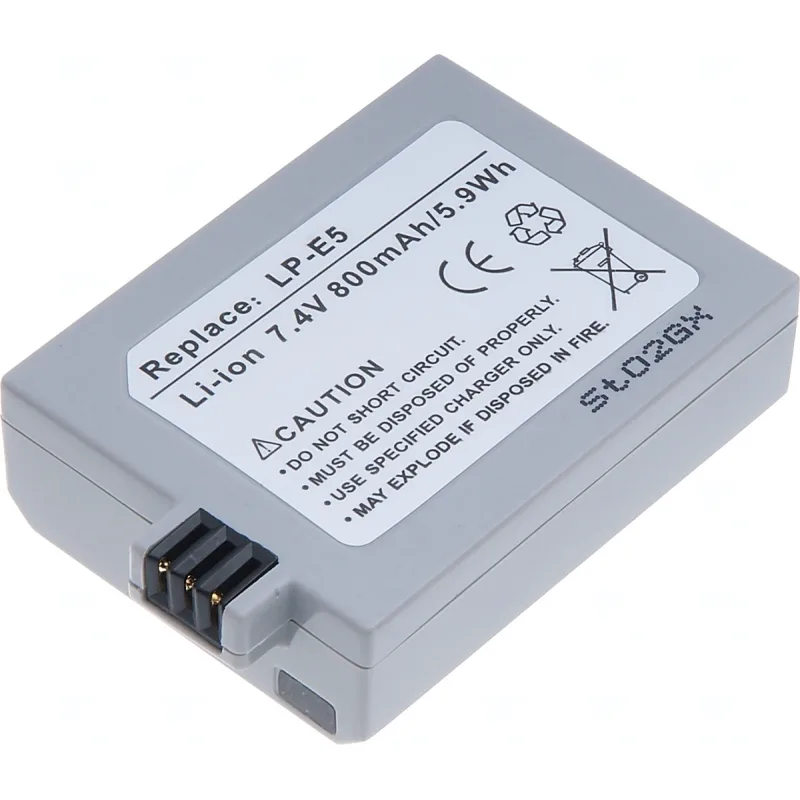 Batéria T6 power Canon LP-E5, 1050mAh, 7, 8Wh DCCA0012
