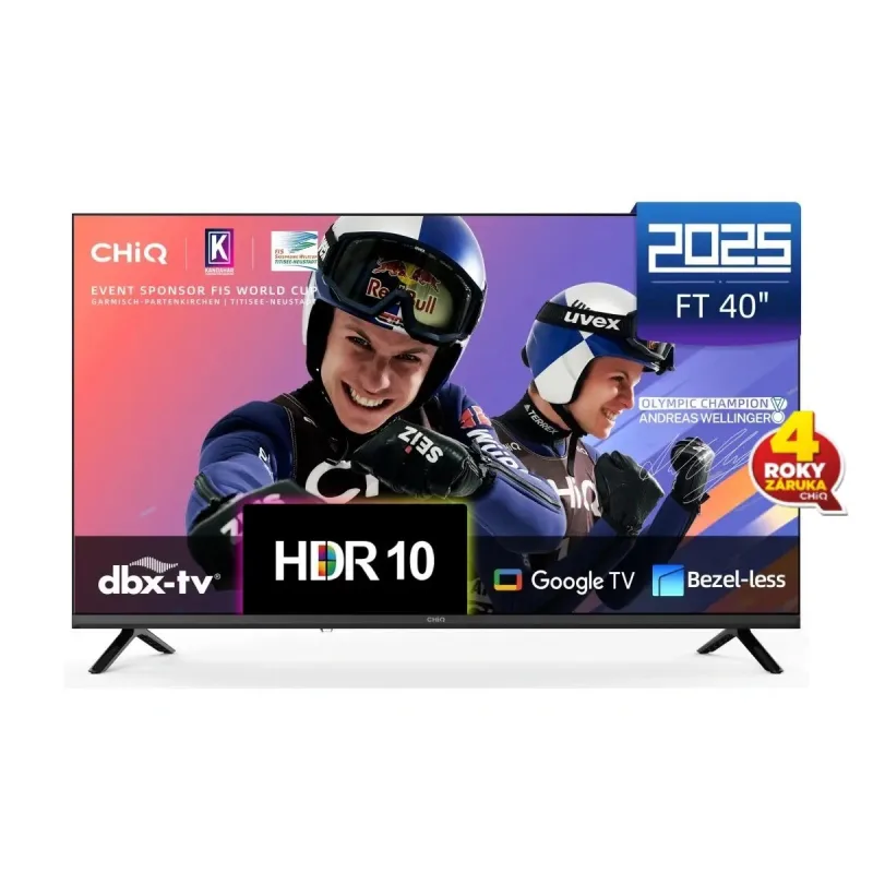 CHiQ L40FT TV 40", FHD, smart, Google TV, dbx-tv, Dolby Audio, …