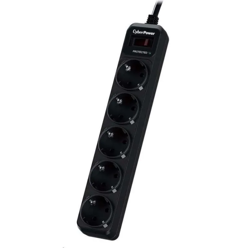 CyberPower Surge Buster™ 5 zásuviek, 1.8m, nemecký, nový (B0520SC0-DE)