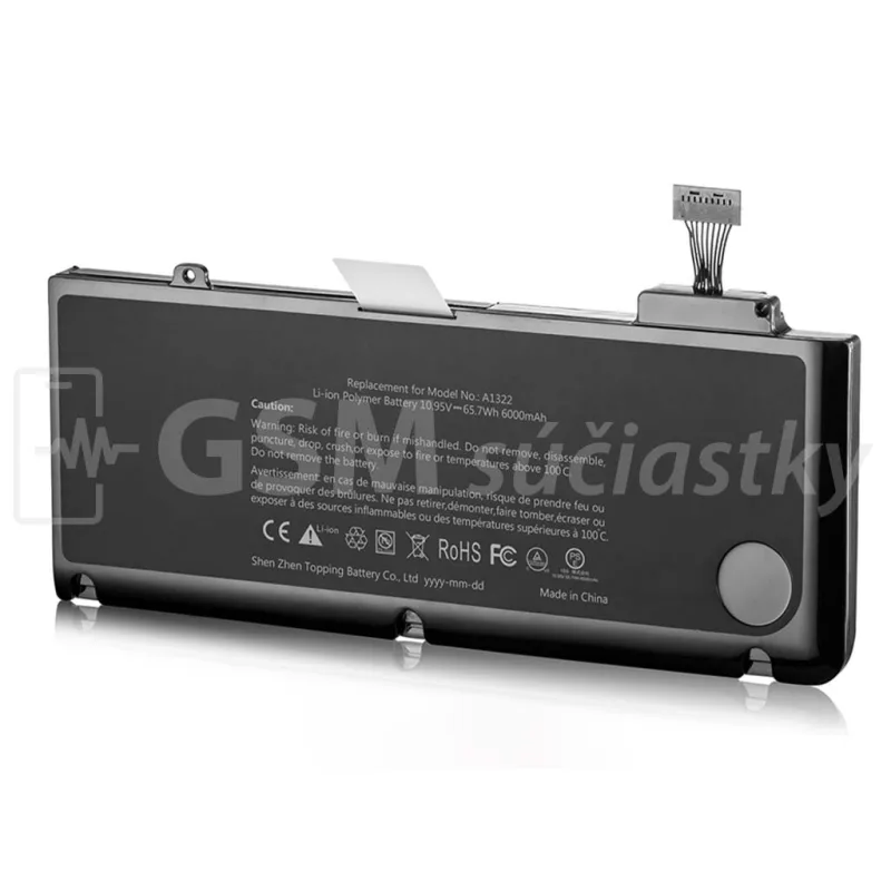 iPhone Batéria Apple A1322 pre MacBook Pro 13" A1278 (Mid 2009 - Mid 2012)