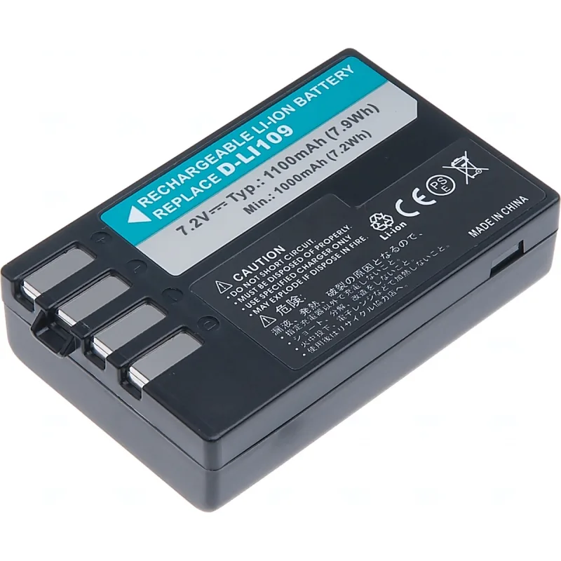 Batéria T6 Power Pentax D-Li109, 1100mAh, 7, 9Wh, čierna DCPE0002