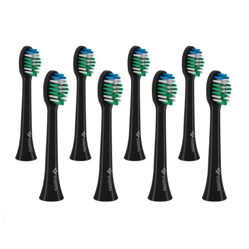 TrueLife SonicBrush Compact Heads Black Standard 8 Pack (TLSBCHBST8)