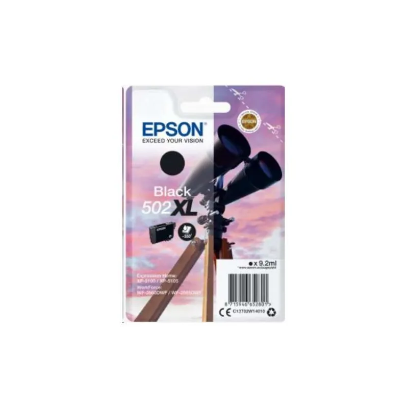 EPSON cartridge T02W1 black XL (dalekohled) (C13T02W14010)