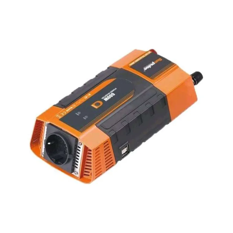 Menič napätia Carspa PID400 12V/230V+USB 400W, modifikovaná sínus, digitálny display (PID400-122)
