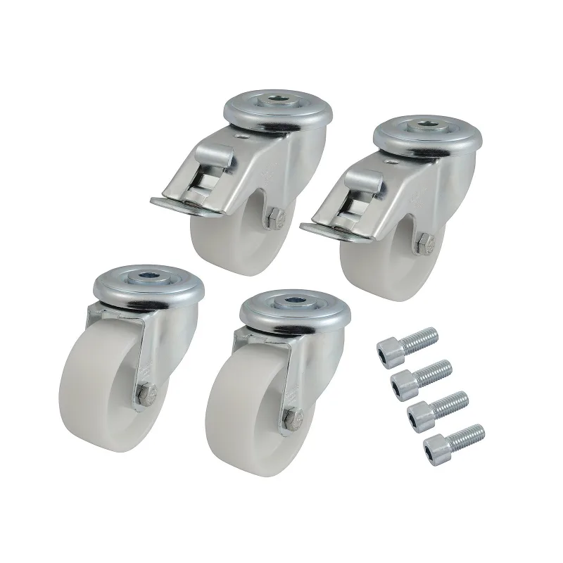 Kolieska otočná pre stoj.rack, nosn.600kg, set 4ks 80823000