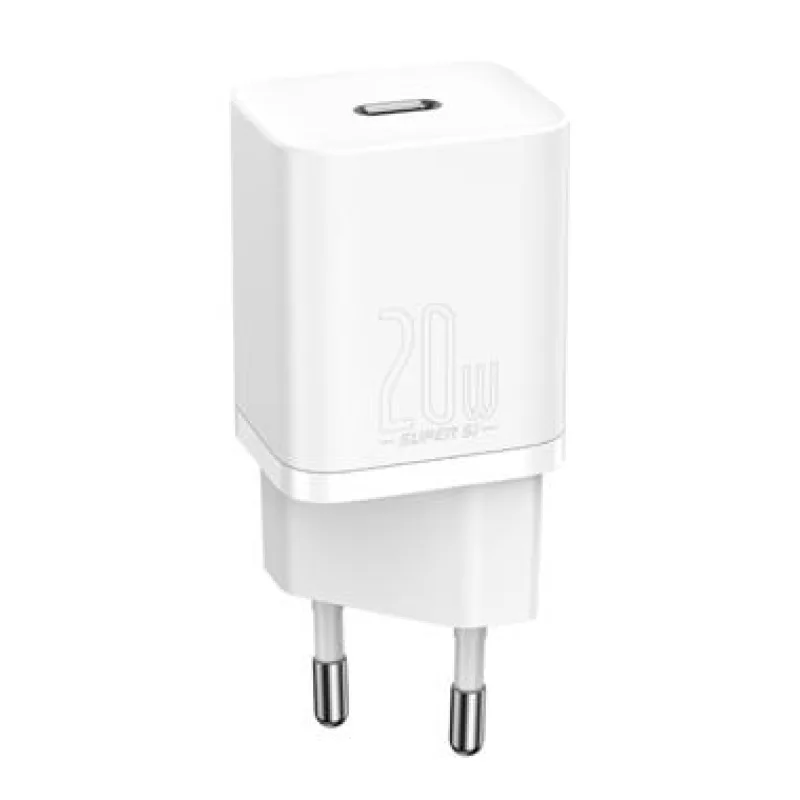 Baseus CCSUP-B02 Super Si Quick Nabíjačka USB-C 20W White 6953156230002