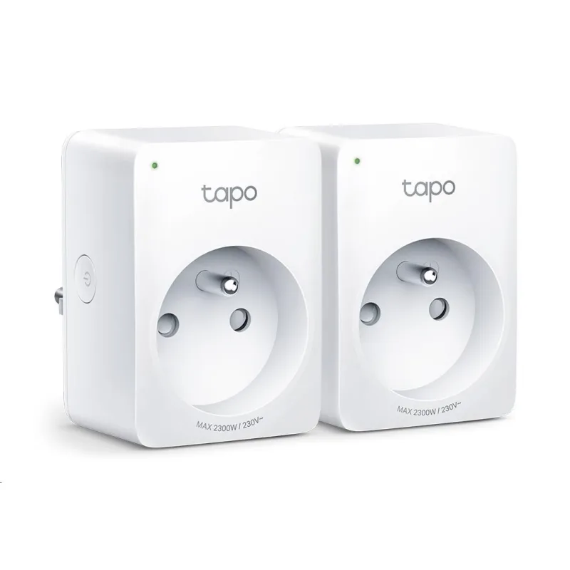 TP-Link Tapo P100(2-pack) chytrá WiFi mini zásuvka (2300W,10A,2,4 GHz,BT)…