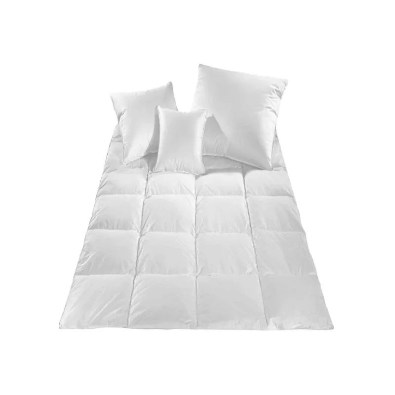 Prikrývka 100 % husacie perie 140x200 cm, 1500 g sypka biela