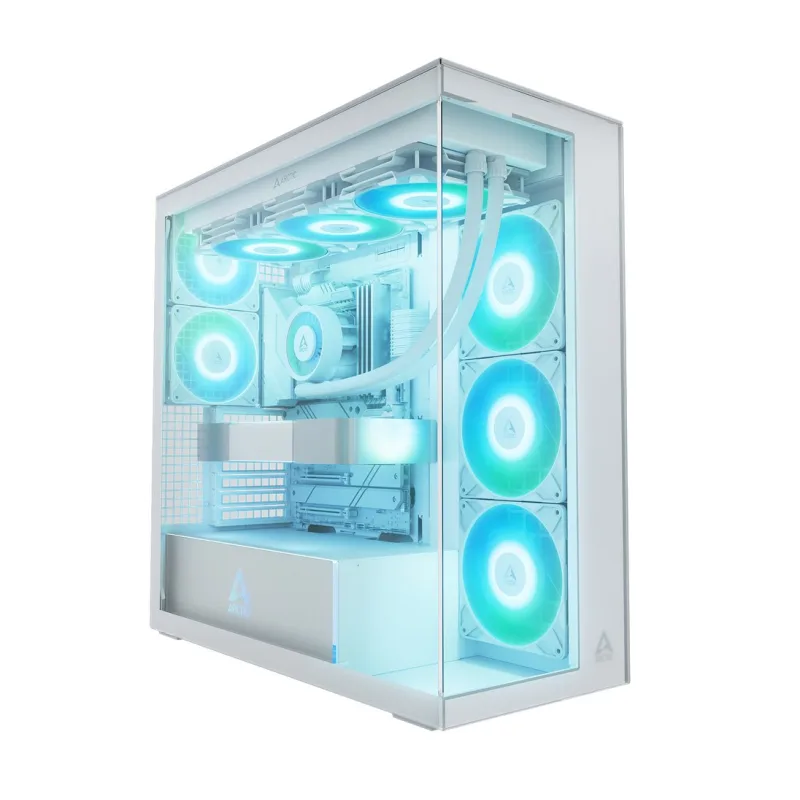 ARCTIC Premium PC Case Xtender White (Clear Glass), E-ATX