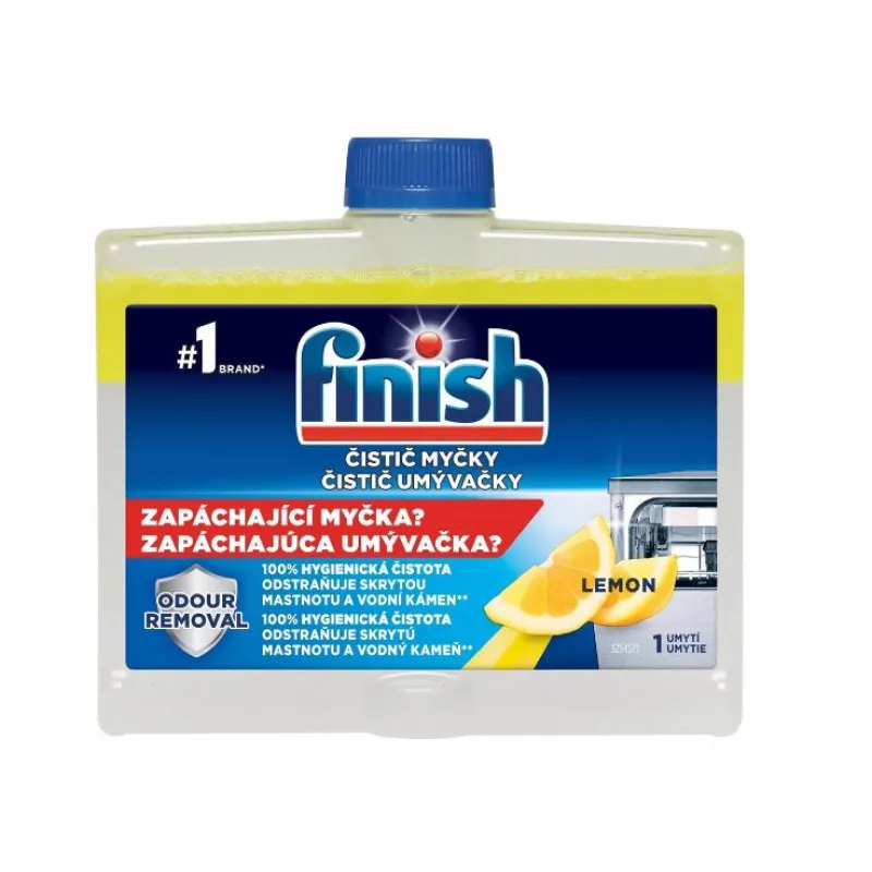 Finish Lemon Sparkle čistič umývačky 250 ml