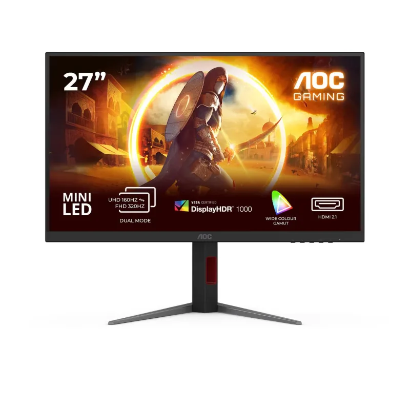AOC Gaming/ u27G4XM/ 27"/ IPS/ 4K UHD/ 160Hz/ 1ms/ Čierna/ 3R U27G4XM