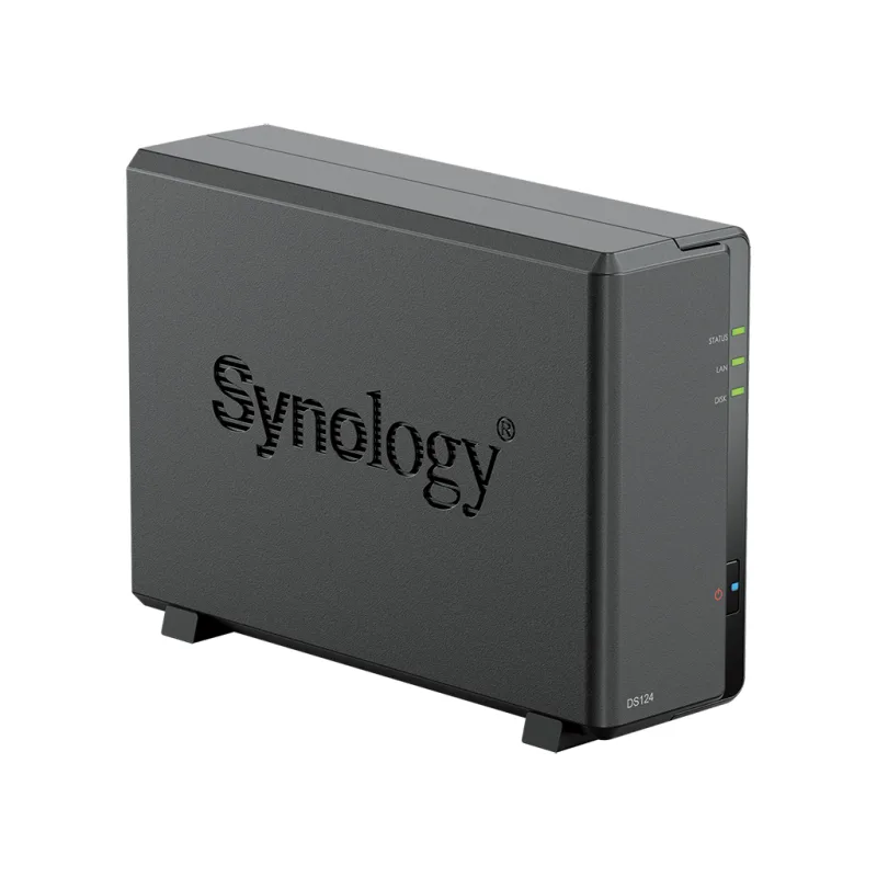 Synology™ DiskStation DS124 (1x HDD, 4jadro CPU, 1GB RAM, 1xGLAN, 2x USB3.2Gen1)