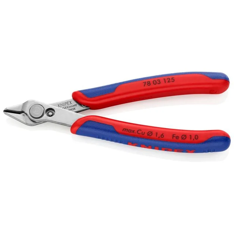 Kliešte KNIPEX 78 03 125 – 125 mm, štiepacie, bočné, jemná mechanika, INOX