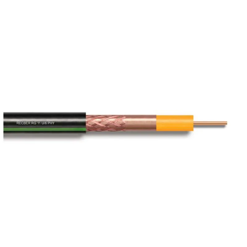 RECBER RG6 U/6 PHY-PVC Class A+ Cu/Cu TS 300m (RE RG6U6 PVC CUCU T 300M)