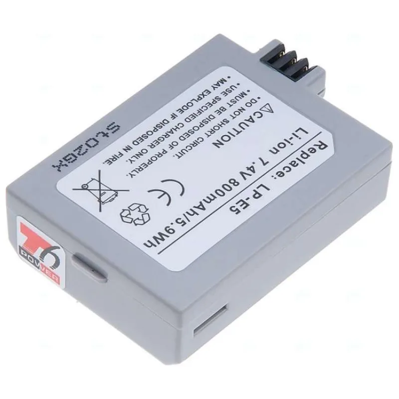 Batéria T6 power Canon LP-E5, 1050mAh, 7,8Wh (DCCA0012)