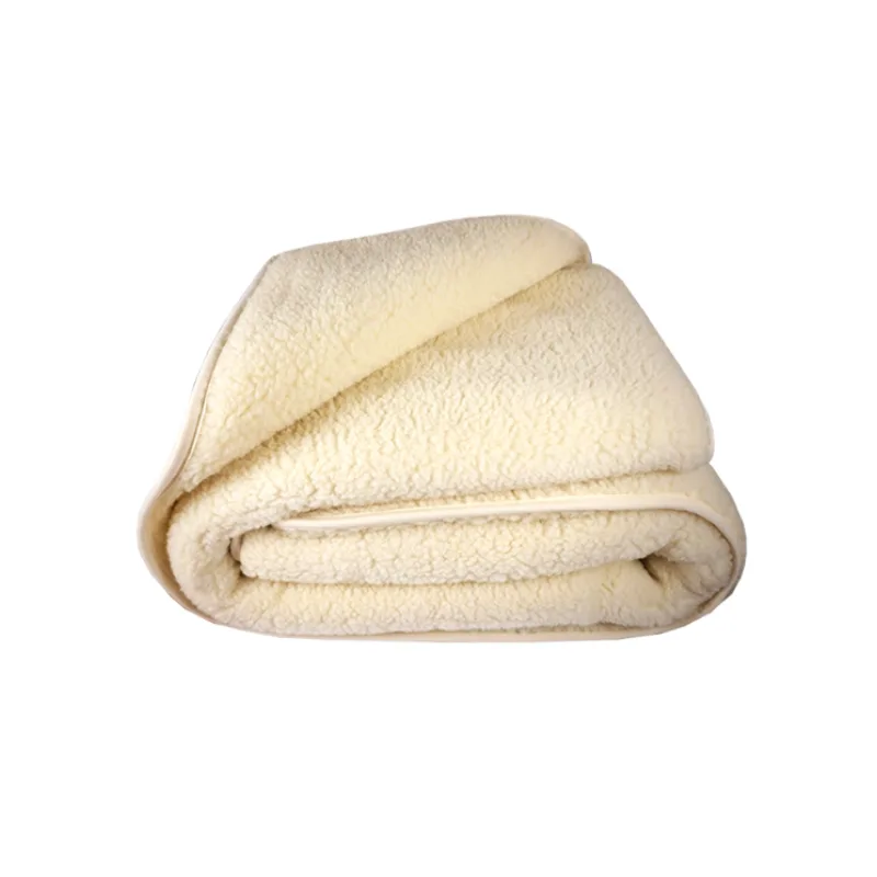 Prikrývka z ovčej vlny Natur 140x200 cm - zimná