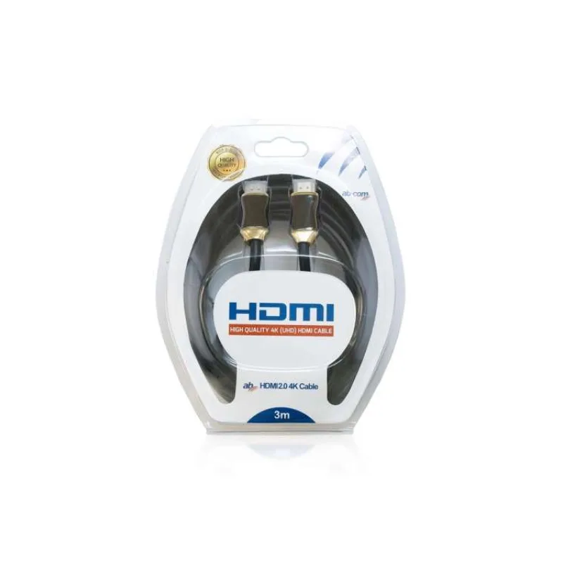 Kábel HDMI AB 4K,UHD 3m, verzia 2.0 (KAB HDMI AB 4K UHD 3)