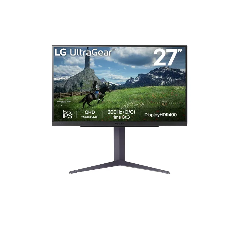 LG UltraGear/ 27GS85Q-B/ 27"/ IPS/ QHD/ 180Hz/ 1ms/ Black/ 2R 27GS85Q-B…