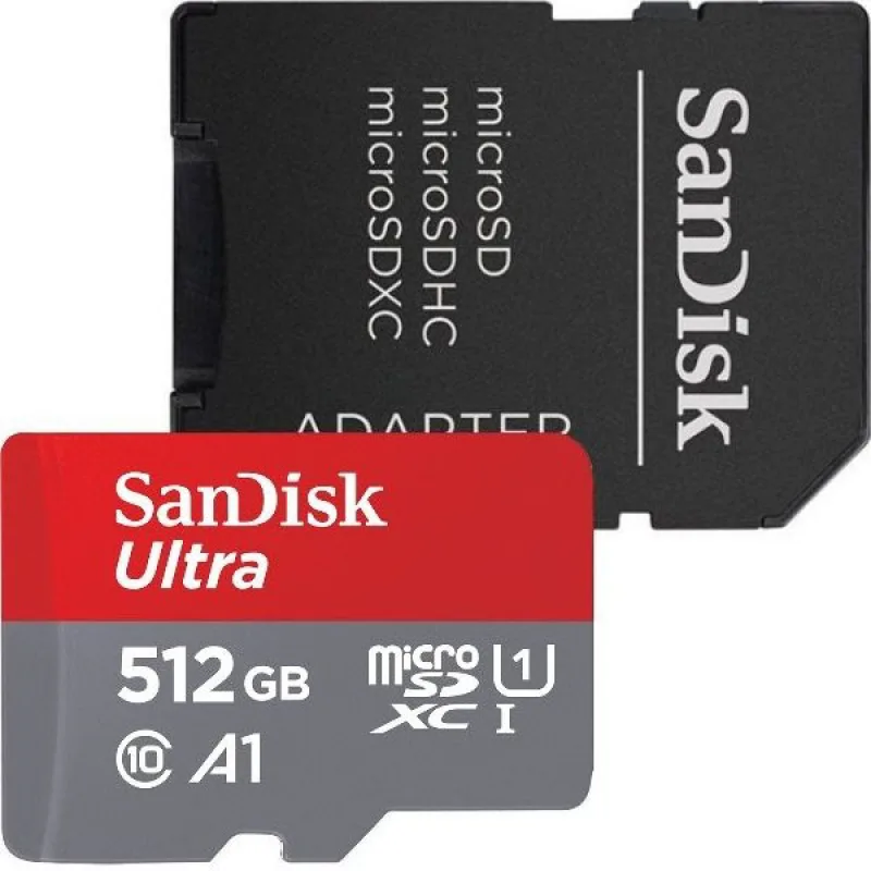SanDisk Ultra/ micro SDXC/ 512GB/ UHS-I U1 / Class 10/ + Adaptér SDSQUAC…
