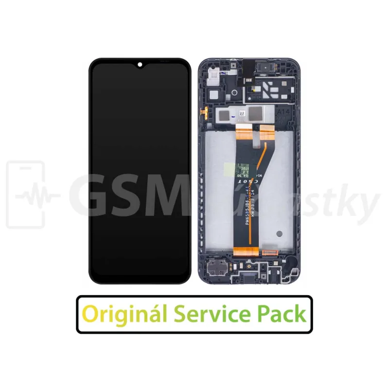 LCD Displej + Dotykové sklo Samsung Galaxy A14, A145F Originál Variant:: + Rám