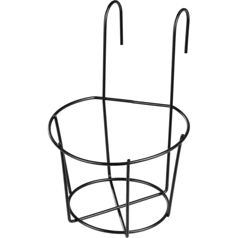 Držiak Strend Pro, vešiak, kovový, na kvetináč, na zábradlie, 21x17,5x24 cm